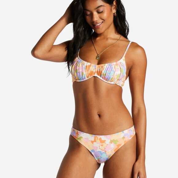 Billabong Paradise Cove Cocoa Bikini Bottoms - Picture 1 of 10